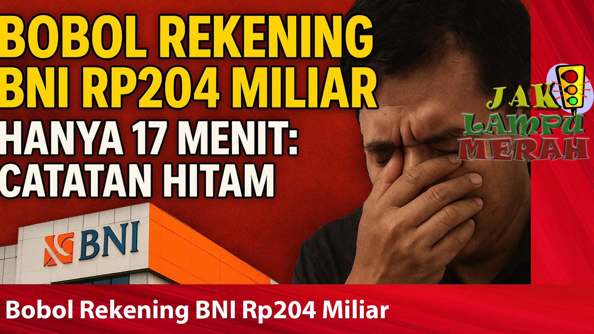 Bobol Rekening BNI Rp204 Miliar